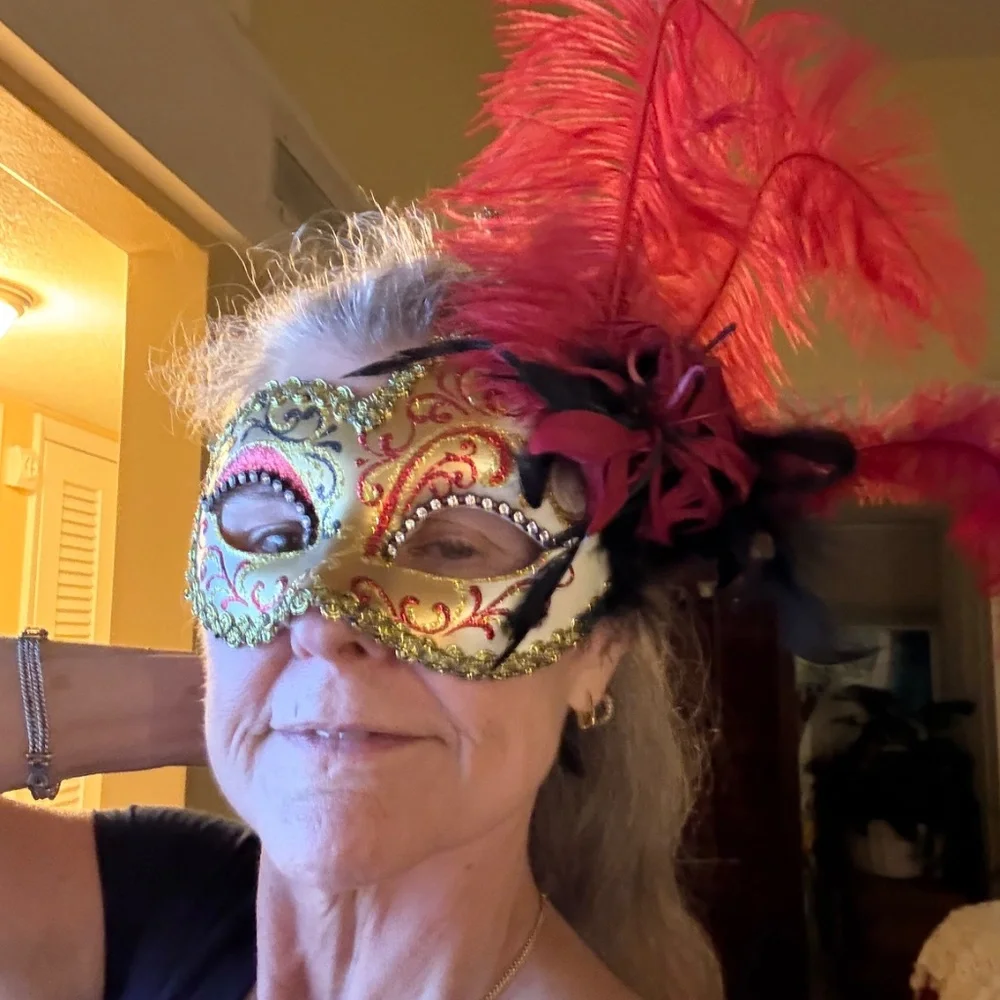 CERTIFIED HARLEQUIN MASK FROM VENICE
